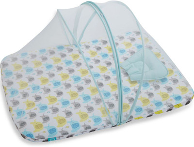 

Mini Klub Polycotton Bedding Set(Multicolor, 1 Top Bed, 1 Head Shaping Pillow)