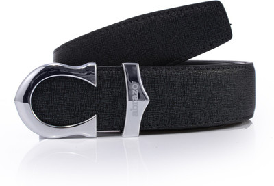 

abrazo Men Casual Black Artificial Leather Belt