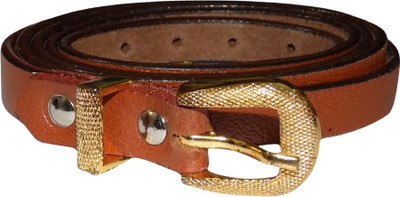 

Style 98 Women Party, Casual Tan Genuine Leather Belt