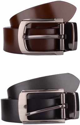 

Exotique Men Formal Multicolor Genuine Leather Belt, Multi