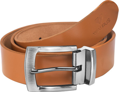 

Walrus Men Formal Beige Genuine Leather Belt