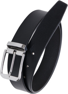 

Cyclone Men Casual Black Genuine Leather Reversible Belt