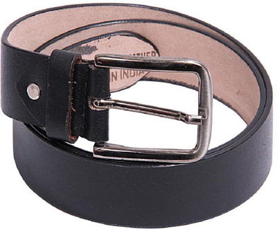 

Aam Shopping Men Formal Black Genuine Leather Belt