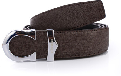 

abrazo Men Party Brown Artificial Leather Belt