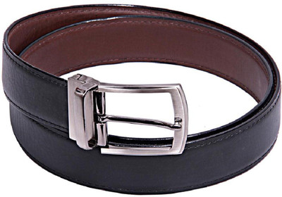 

Aam Shopping Men Formal Black Genuine Leather Reversible Belt