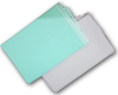 

FeatherTouchKids Plain  Swadding Baby Blanket(Cotton, Green, Grey