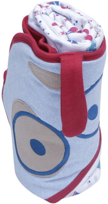 

FS MINI KLUB Printed  Hooded Baby Blanket(Cotton, Multicolor