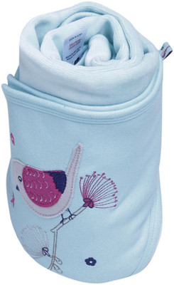 

FS MINI KLUB Printed  Hooded Baby Blanket(Cotton, Multicolor