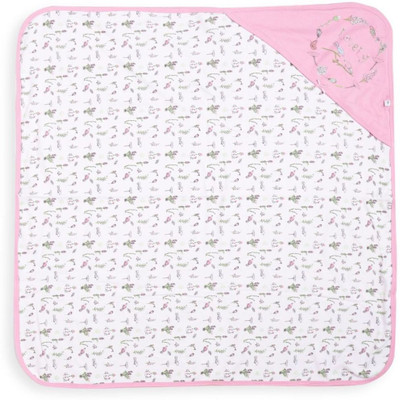 

FS MINI KLUB Printed  Hooded Baby Blanket(Cotton, Multicolor