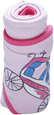 

FS MINI KLUB Printed  Hooded Baby Blanket(Cotton, Multicolor