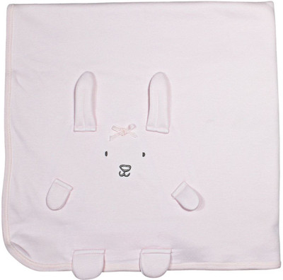 

FS MINI KLUB Printed  Hooded Baby Blanket(Cotton, Pink