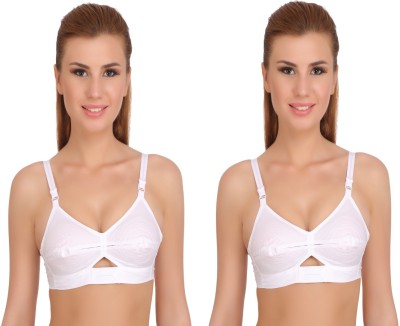 JSR Paris Beauty Classic Women Minimizer Non Padded Bra(White)