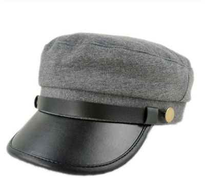 Friendskart Solid Self Design Leather Baseball Cap In Grey Colour For Mens And Womens Cap Cap