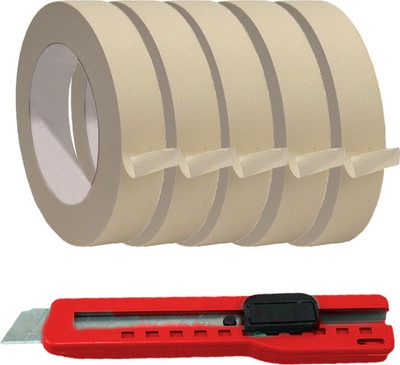 

ELPH Single Sided Handheld Masking Tape (Manual)(Set of 6, Yellow, Red)