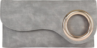 

Le Cuero Casual Grey Clutch