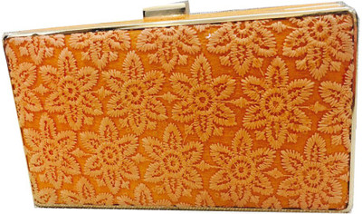 

CRAFTBAZAAR Party Yellow Clutch