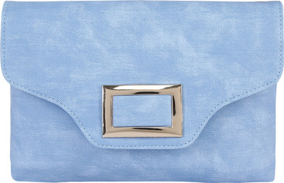 

Le Cuero Casual Blue Clutch