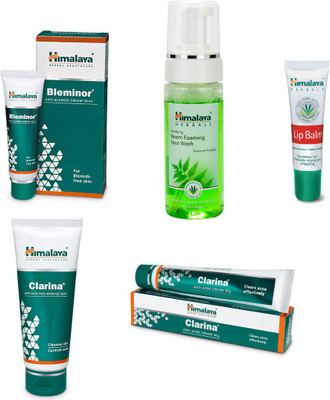 

Himalaya Clarina, Bleminor Calrina Anti Acne Face Wash, Purifying Neem Foaming Face Wash(Set of)