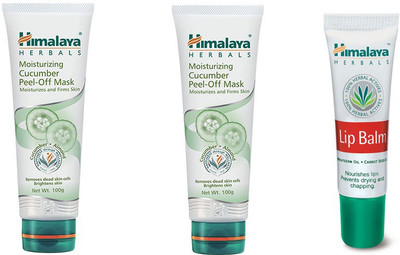 

Himalaya Moisturizing Cucumber Peel Off Mask, Lip Balm, Moisturizing Cucumber Peel Off Mask(Set of)