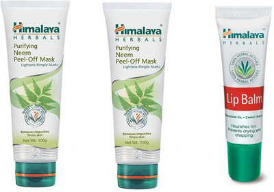 

Himalaya Purifying Neem Peel Off Mask, Lip Balm, Purifying Neem Peel Off Mask(Set of)