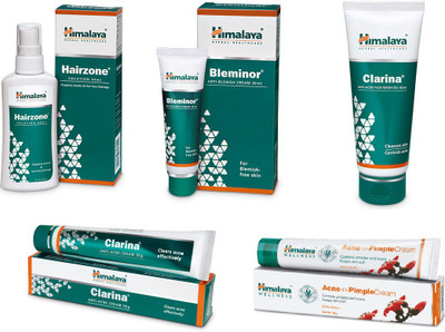 

Himalaya Hairzone Solution, Bleminor Anti Blemish Cream, Clarina Anti Acne Cream, Clarina Anti Acne Face Wash, Acne N Pimple Cream(Set of 5)