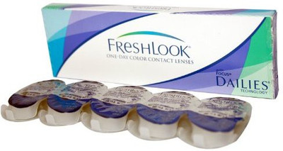 

Freshlook focus daily colour lens Daily(0, Colored Contact Lenses, Pack of 10)