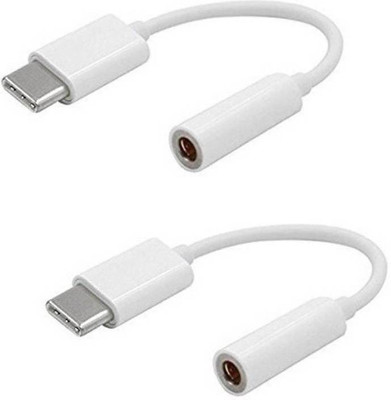 

A-ONE RETAIL A-ONE C-Type 2 Headphone Adapter(White)