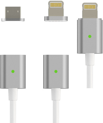 

VibeX ® USB metal and data sync,one match two plug,Micro USB & type-c plug 2 in 1 for all android system,support fast Magnetic Charging Cable(Gold)