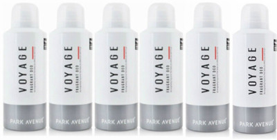 

Park Avenue Voyage Deodorant Spray - For Men(100 ml, Pack of 6)