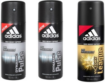 

ADIDAS Dynamic Pulse Victory League Deodorant Spray - For Men(150 ml, Pack of 3)