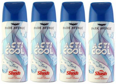 

Park Avenue Acti Cool Slush Deodorant Spray - For Men(100 ml, Pack of 4)