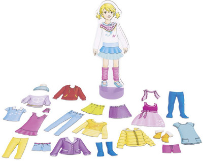 

Goki Casual Outfit For 18.8 Doll(Multicolor)