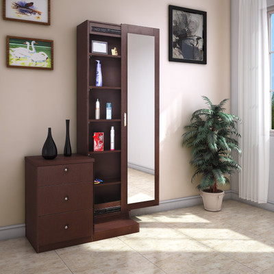 

Furnicity Engineered Wood Dressing Table(Finish Color - Brown)