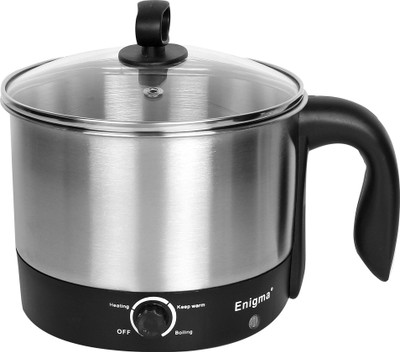 

Enigma Multifunction-07 Electric Kettle(1.2 L, Silver,Black)