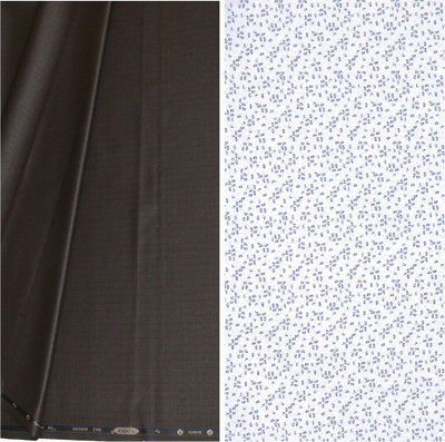KUNDAN SULZ GWALIOR Polycotton Self Design Shirt & Trouser Fabric