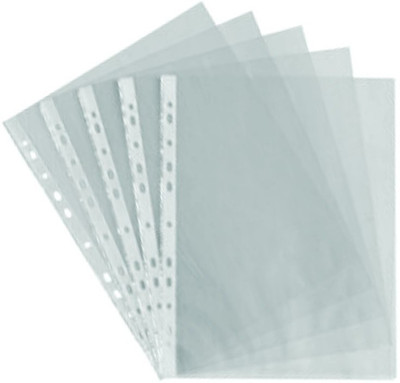 

Aarav international Plastic 11 Hole Sheet Protector(Set Of 50, Transparent)
