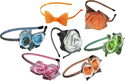 

Geeta Combo of Multi Color Floral Hairbands Hair Accessory Set(Multicolor)