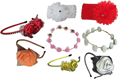 

Gopi Combo of Multi Color Floral Hairbands Hair Accessory Set(Multicolor)