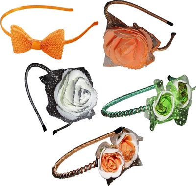 

kavi Combo of Multi Color Floral Hairbands Hair Accessory Set(Multicolor)