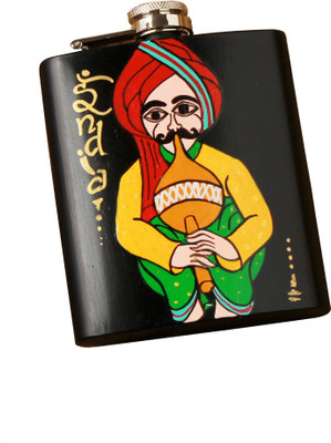 

A Krazy Mug Chora Been Bajawe Stainless Steel Hip Flask(230 ml)