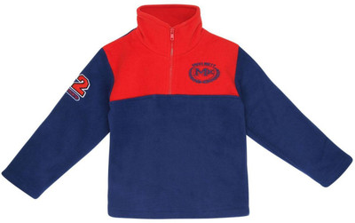 

FS Mini Klub Full Sleeve Solid Baby Boys Casual Jacket, Navy