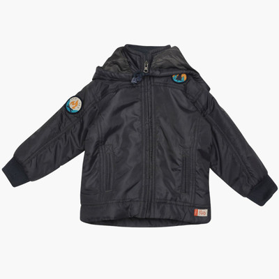 

FS Mini Klub Full Sleeve Solid Baby Boys Casual Jacket, Grey