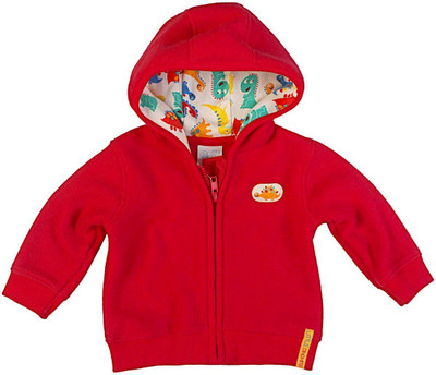 

FS MINI KLUB Full Sleeve Solid Baby Boys Jacket, Red