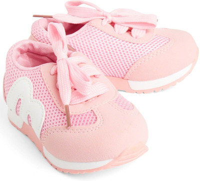 

Mini Klub Girls Lace Running Shoes(Pink