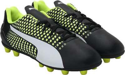 

Puma Boys & Girls Lace Football Shoes(Black, Black-white-yellow