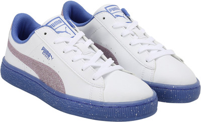 

Puma Boys & Girls Lace Casual Boots(White, White-smoky grape
