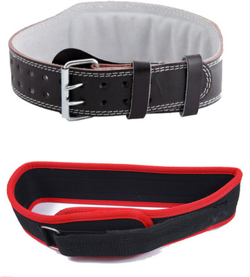 

GB Pack Of Weight Lifting Leather Belt ( L ) & Gym Belt ( L ) Gym & Fitness Kit