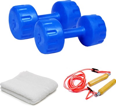 

GB Gym Combo with 1 KG Each PVC Dumbbell Gym & Fitness Kit