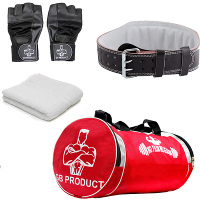 

GB Combo Of No Pain No Gain Duffle Gym & Fitness Kit