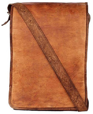 

Anshika International 15 inch Expandable Laptop Messenger Bag(Brown)